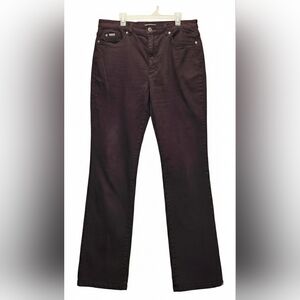 [FDJ] Suzanne Deep Purple Straight Leg Highrise Fit Jeans Women 10